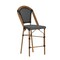 Flash Furniture Bordeaux Stackable IndoorOutdoor French Bistro 26 Counter Height Stool, BlackWhite and Bamboo SDA-AD642001-CS-BKWH-NAT-GG - alternate 7